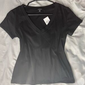 Black Fitted Short Sleeve T-Shirt